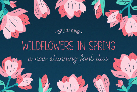 Wildflowers in Spring Font - Featured Image