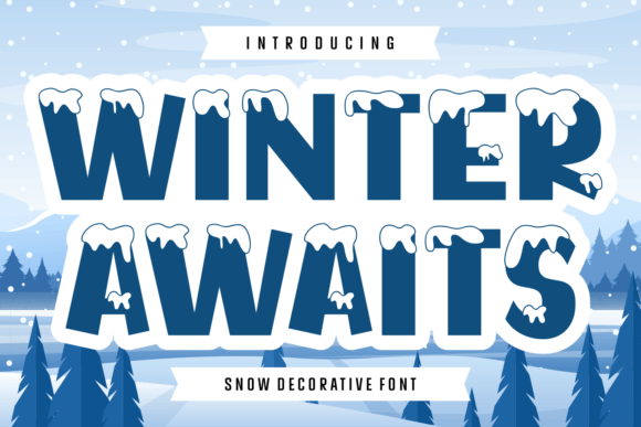 Winter Awaits Font - Featured Image