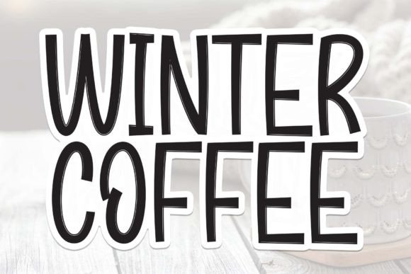 Winter Coffee Font - Featured Image
