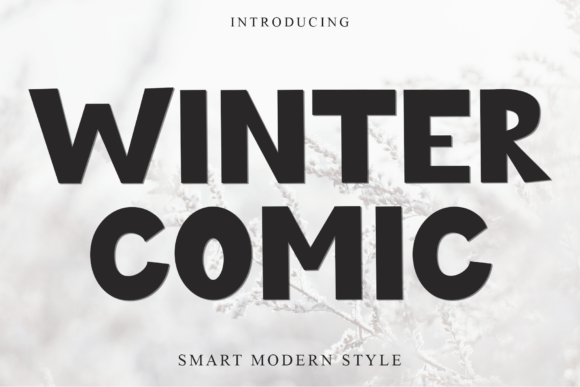 Winter Comic Font - Featured Image