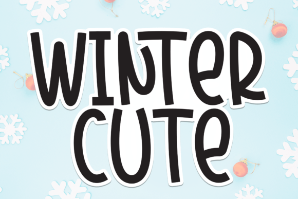 Winter Cute Font - Featured Image