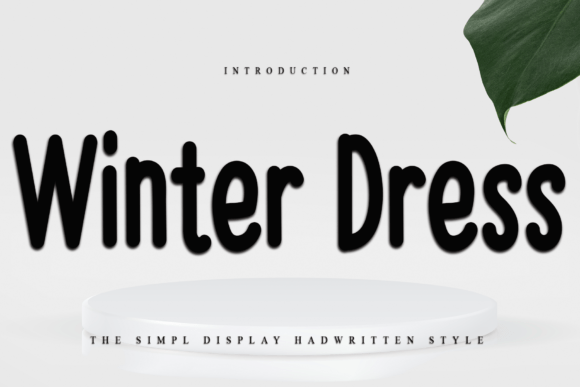 Winter Dress Font - Featured Image