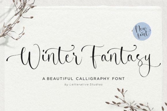 Winter Fantasy Font - Featured Image