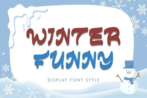 Winter Funny Font - Featured Image