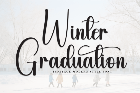 Winter Graduation Font - Featured Image