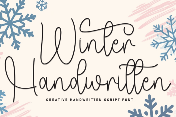Winter Handwritten Font - Featured Image