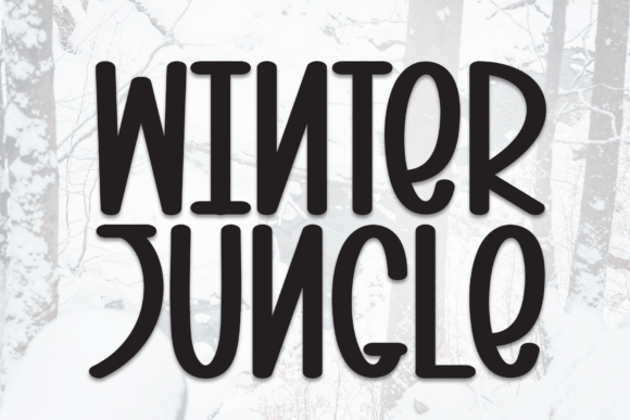 Winter Jungle Font - Featured Image