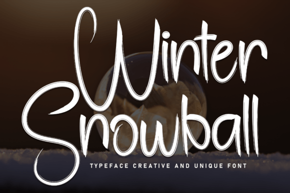 Winter Snowball Font - Featured Image