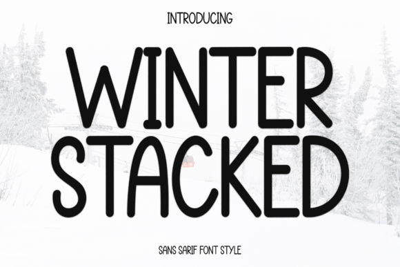Winter Stacked Font - Featured Image