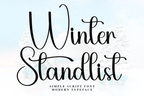 Winter Standlist Font - Featured Image