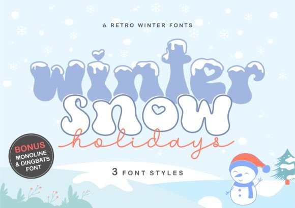 Wintersnow Holidays Font - Featured Image