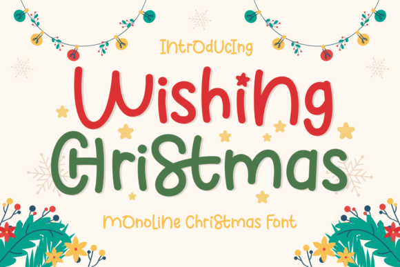 Wishing Christmas Font - Featured Image