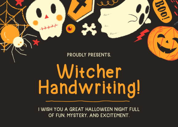 Witcher Handwriting Font - Featured Image