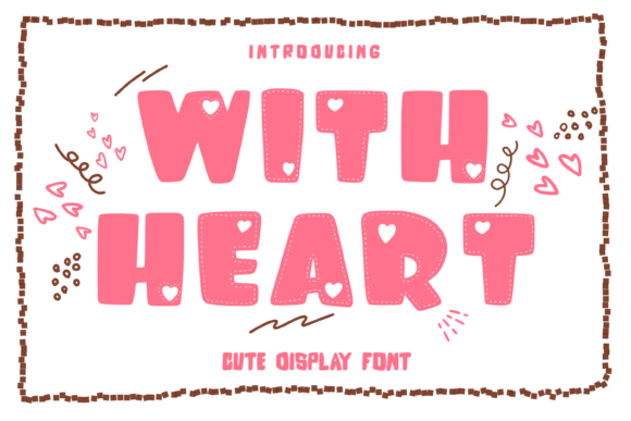 With Heart Font - Featured Image