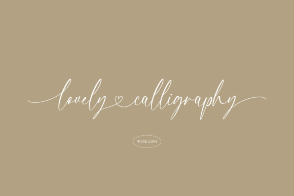 With Love Font - Featured Image