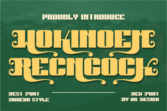 Wokinoem Recngock Font - Featured Image