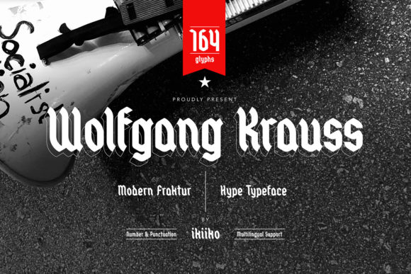 Wolfgang Krauss Font - Featured Image