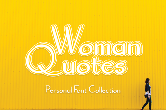 Woman Quotes Font - Featured Image