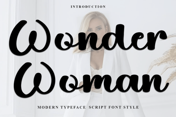 Wonder Woman Font - Featured Image
