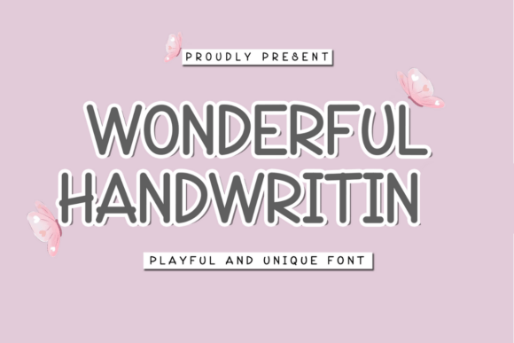Wonderful Handwritin Font - Featured Image
