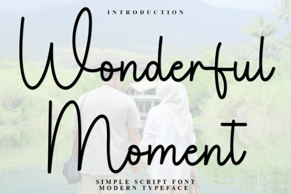Wonderful Moment Font - Featured Image