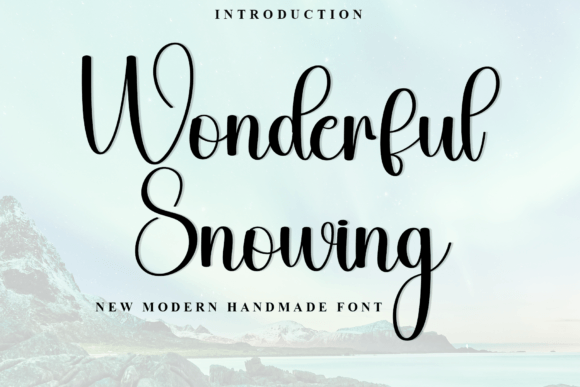 Wonderful Snowing Font - Featured Image