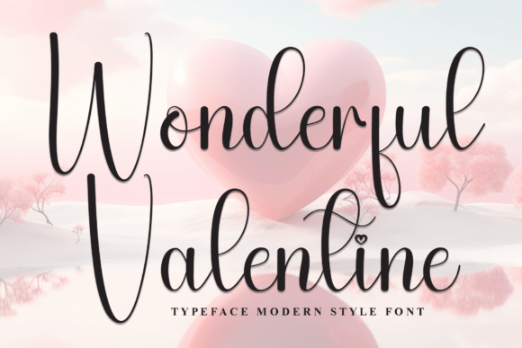 Wonderful Valentine Font - Featured Image