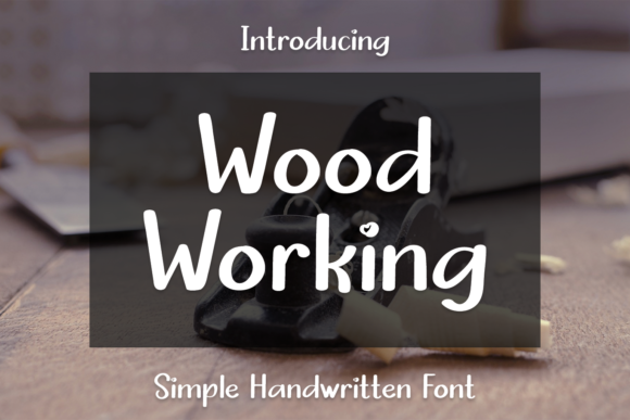 Wood Working Font - Featured Image