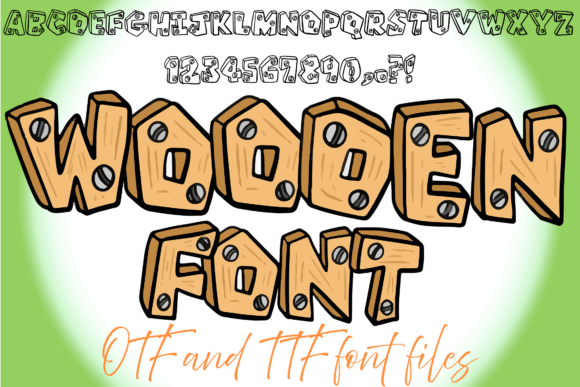 Wooden Font - Featured Image