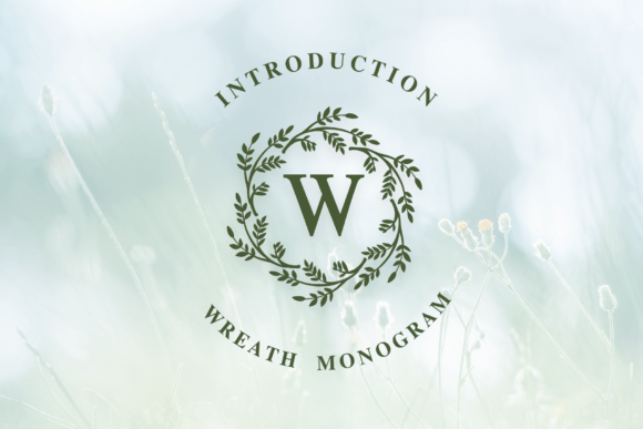 Wreath Monogram Font - Featured Image