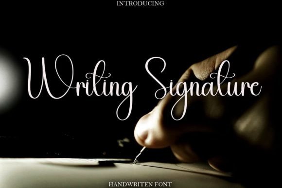 Writing Signature Font - Featured Image