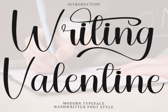 Writing Valentine Font - Featured Image
