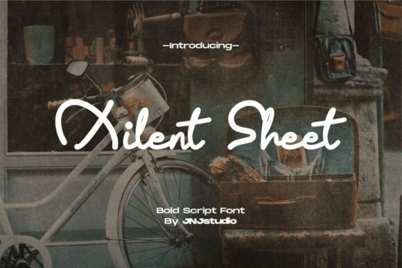 Xilent Sheet Font - Featured Image