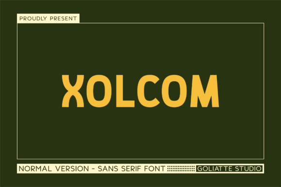 Xolcom Font - Featured Image