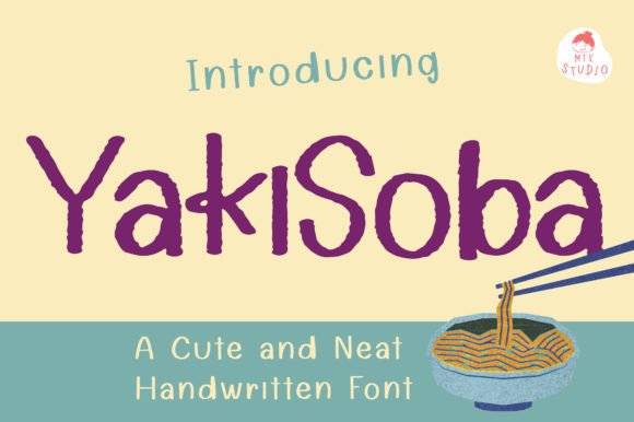 Yakisoba Font - Featured Image