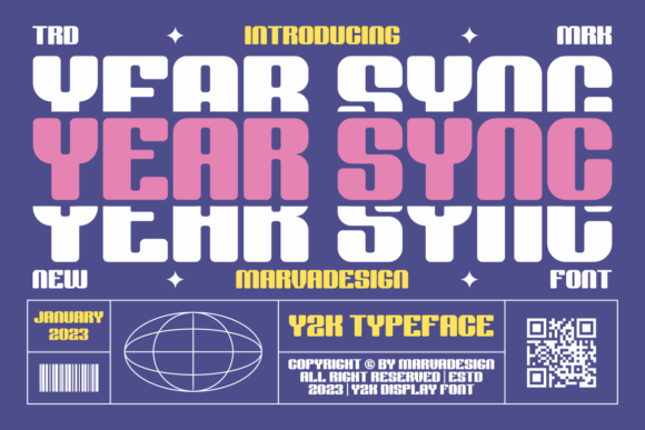 Year Sync Font - Featured Image