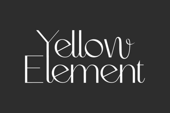 Yellow Element Font - Featured Image