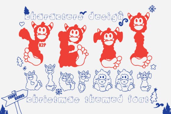 Yeti Bigfoot Font - Featured Image
