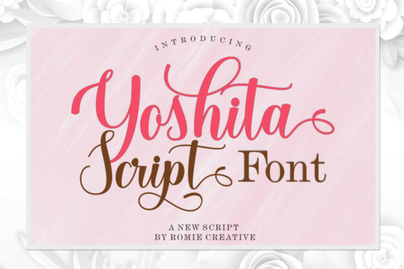 Yoshita Script Font - Featured Image