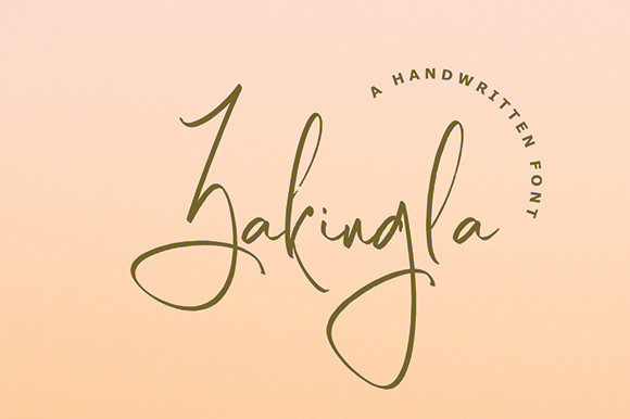 Zakingla Font - Featured Image