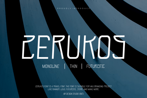 Zerukos Font - Featured Image