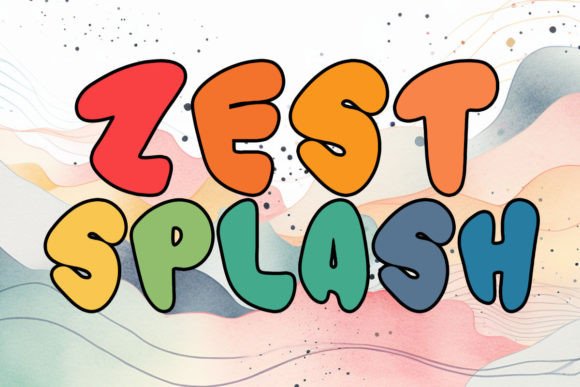 Zest Splash Font - Featured Image