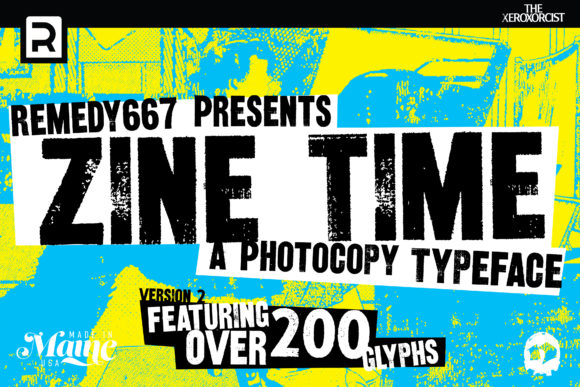 Zine Time Font - Featured Image