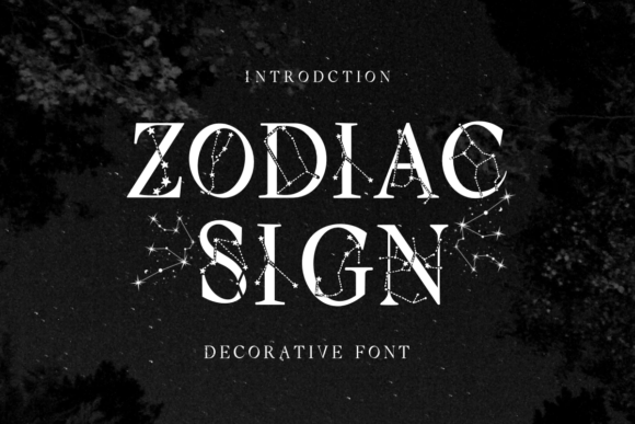 Zodiac Sign Font - Featured Image