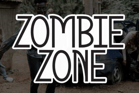 Zombie Zone Font - Featured Image