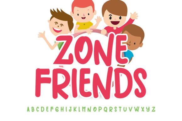 Zone Friends Font - Featured Image