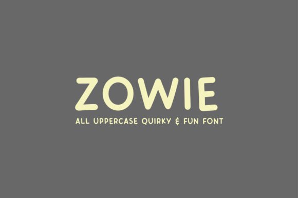 Zowie Font - Featured Image